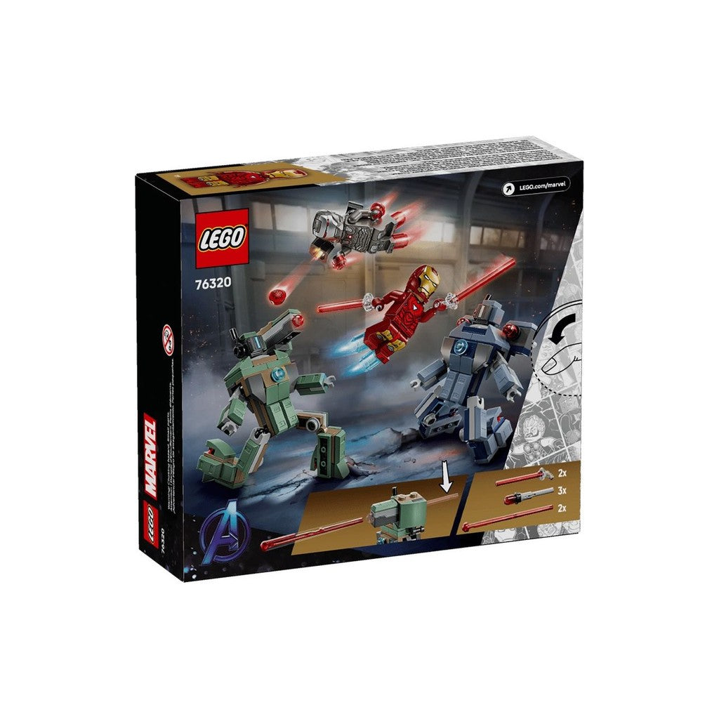 LEGO Marvel 76320 Iron Man & War Machine vs. Hammer Drones