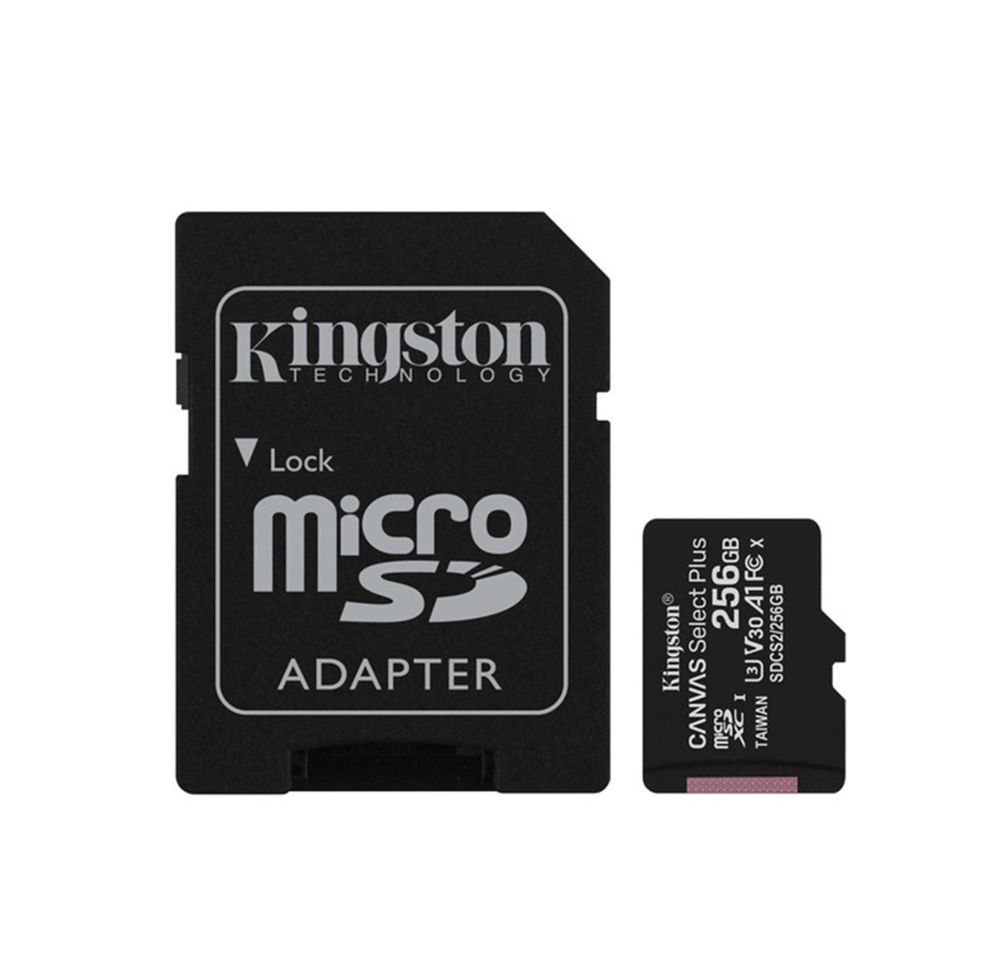 Kingston Canvas Select Plus 256GB microSD Card with Adapter