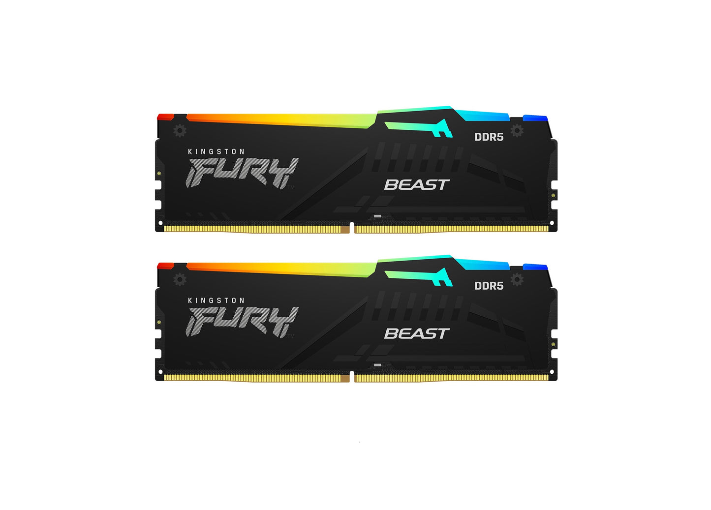 16GB (2x8) 4800mhz CL38 Kingston FURY Beast RGB DIMM DDR5 RAM