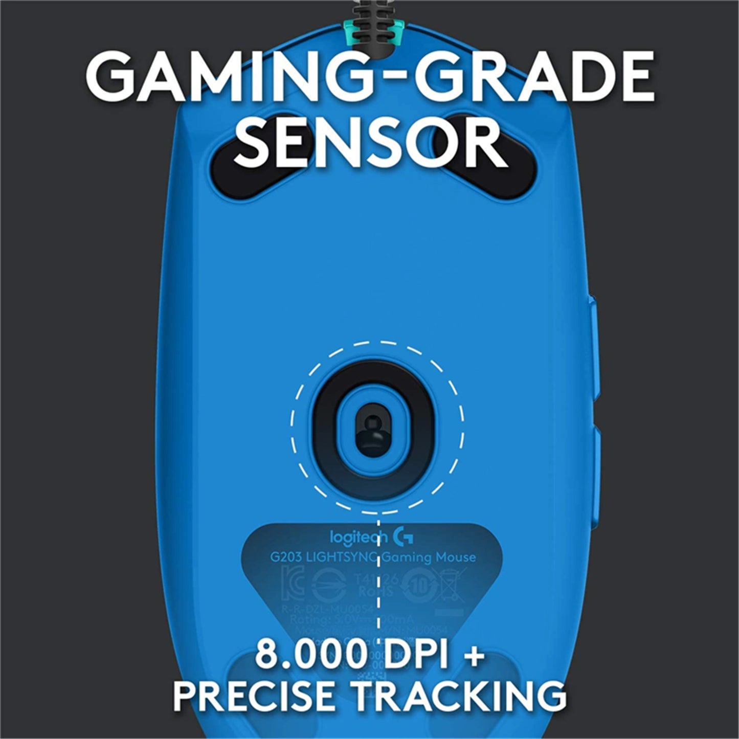 Logitech G203 LIGHTSYNC RGB Gaming Mouse - Blue