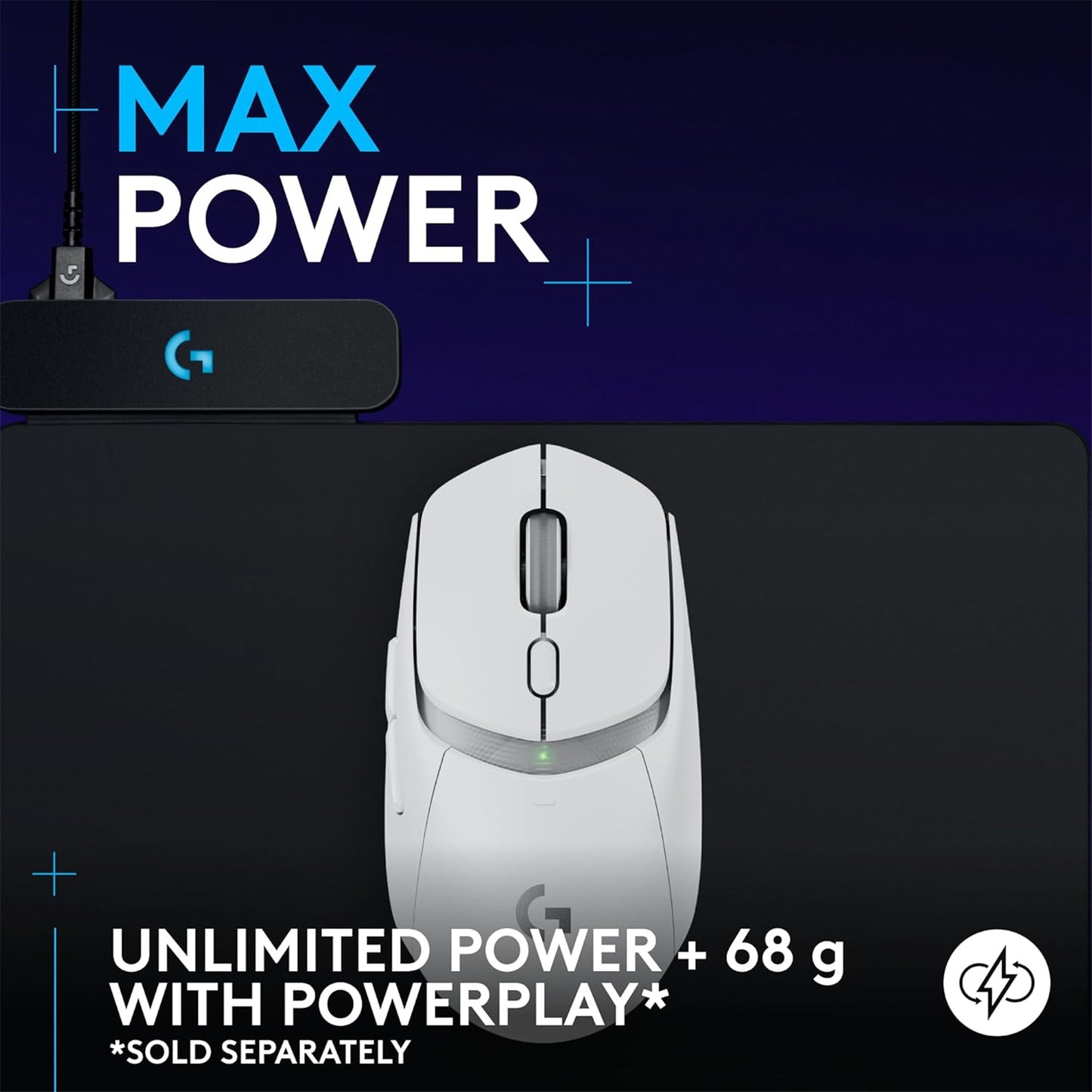 Logitech G309 Lightspeed Wireless Gaming Mouse - White