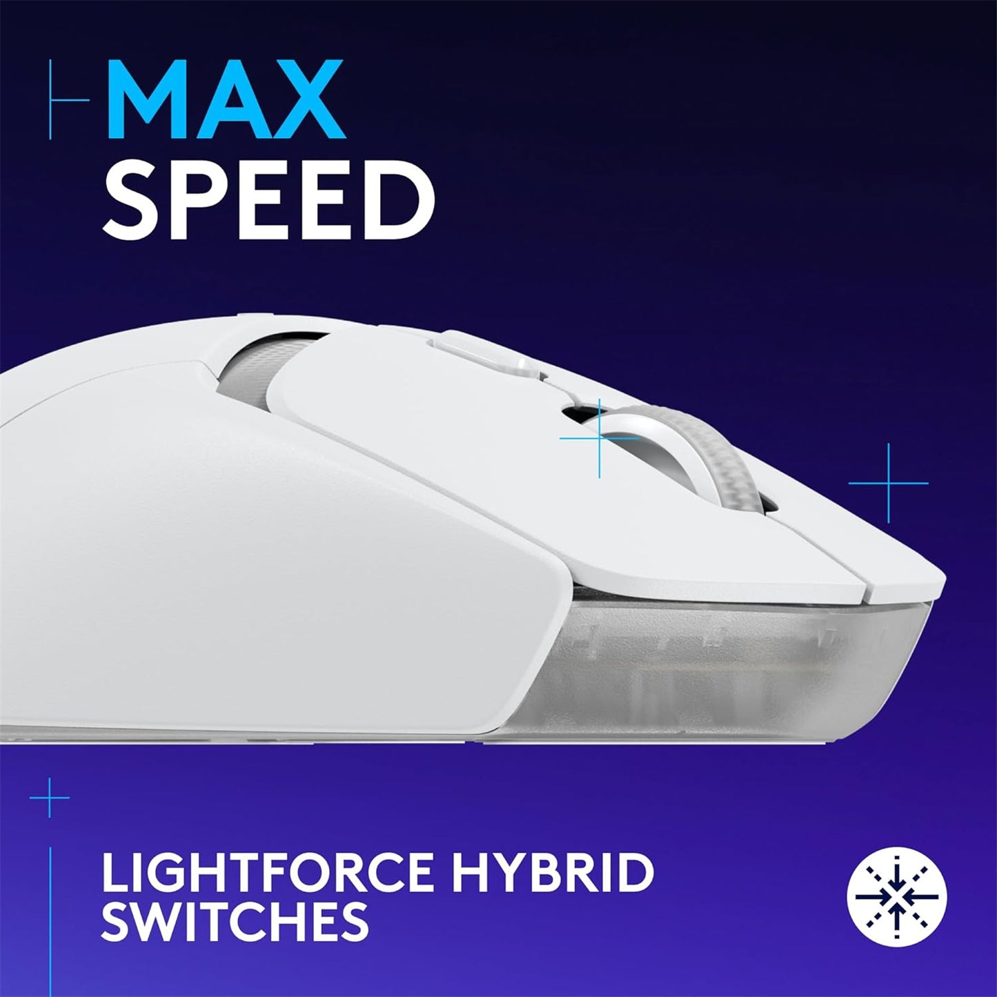 Logitech G309 Lightspeed Wireless Gaming Mouse - White