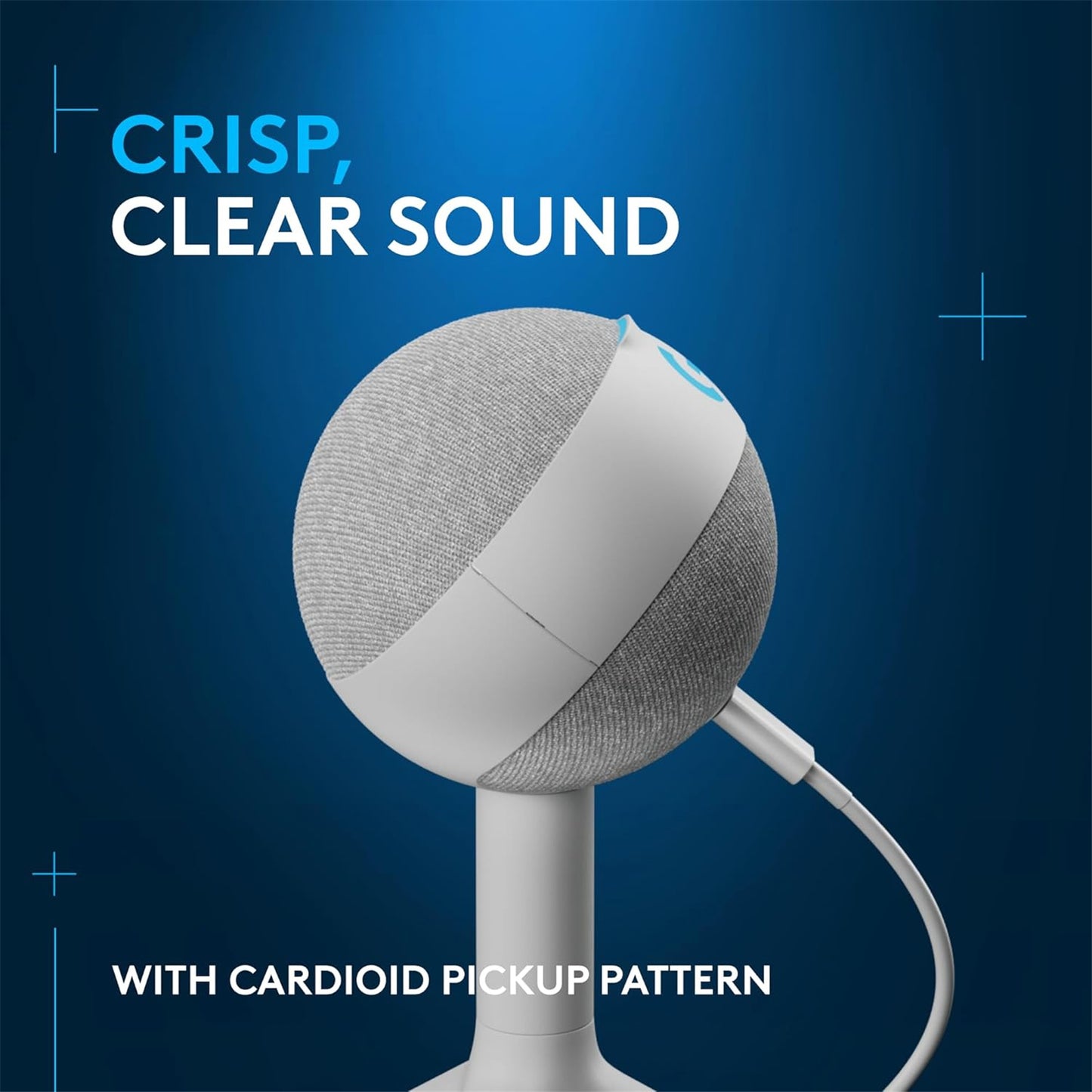 Logitech G Yeti Orb Gaming Microphone - White