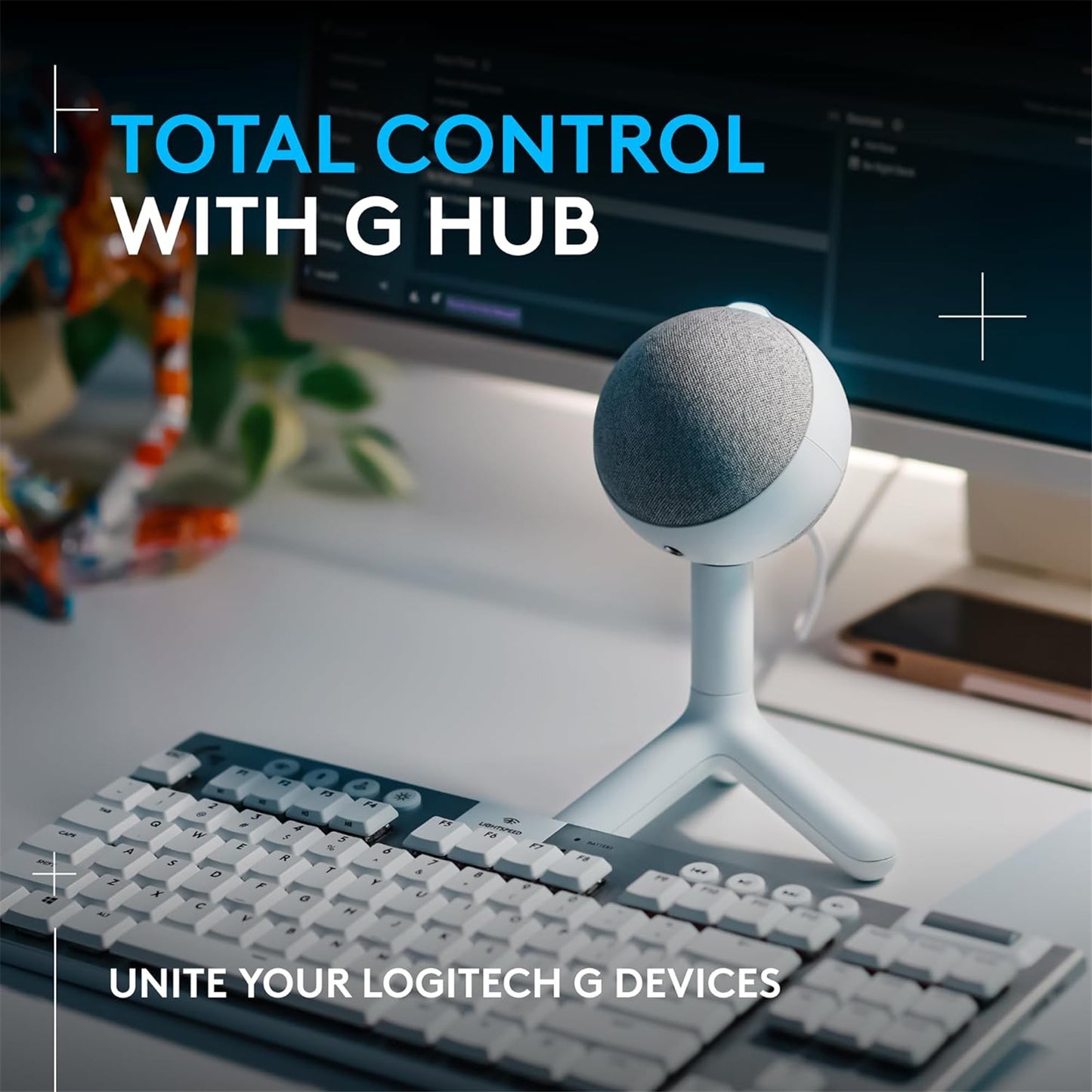 Logitech G Yeti Orb Gaming Microphone - White