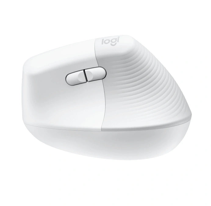 Logitech Lift Vertical Ergonomic Wireless Mouse - Off White