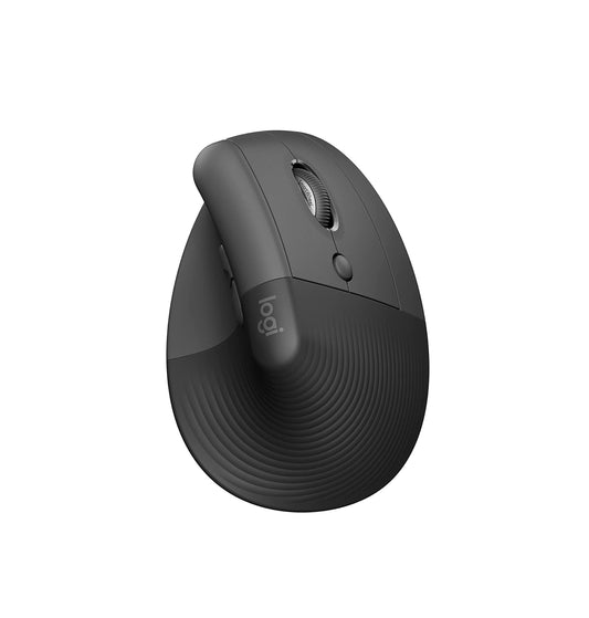Logitech Lift Vertical Ergonomic Wireless Mouse - Graphite