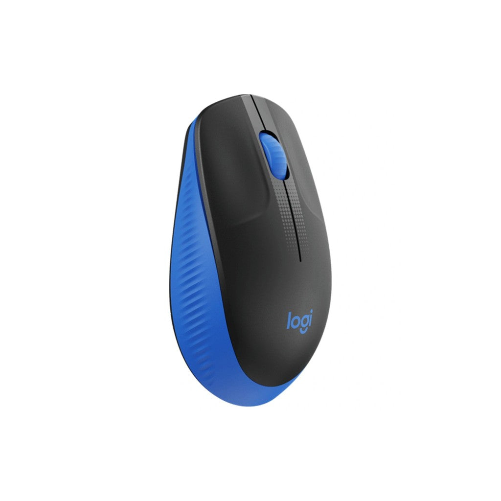 Logitech M190 Full Size Wireless Mouse - Blue
