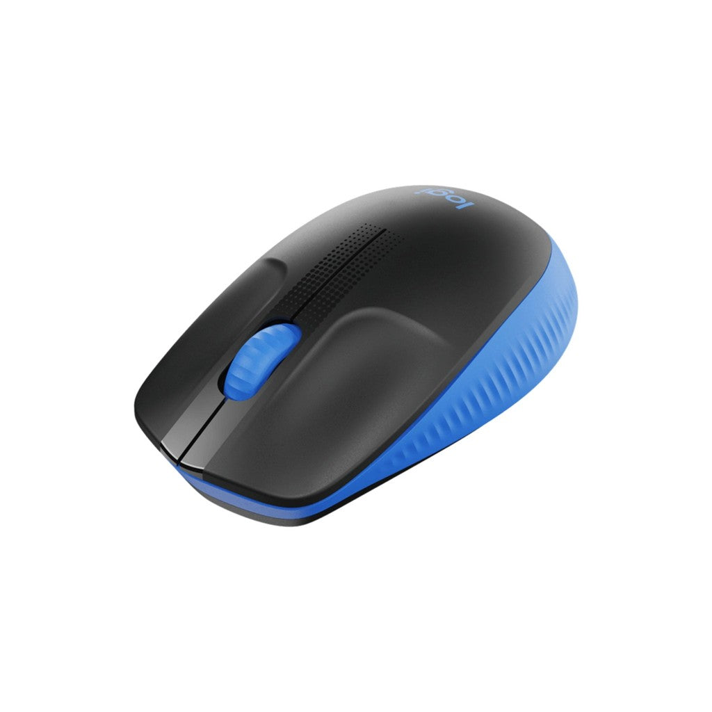 Logitech M190 Full Size Wireless Mouse - Blue