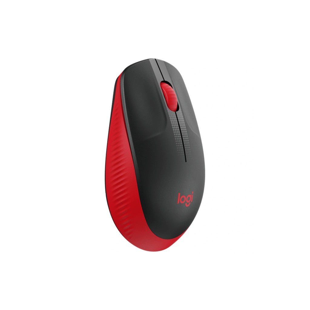 Logitech M190 Full Size Wireless Mouse - Red