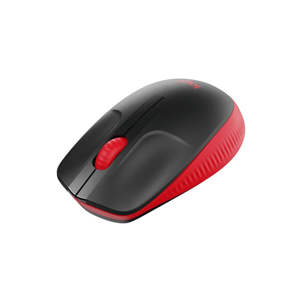 Logitech M190 Full Size Wireless Mouse - Red
