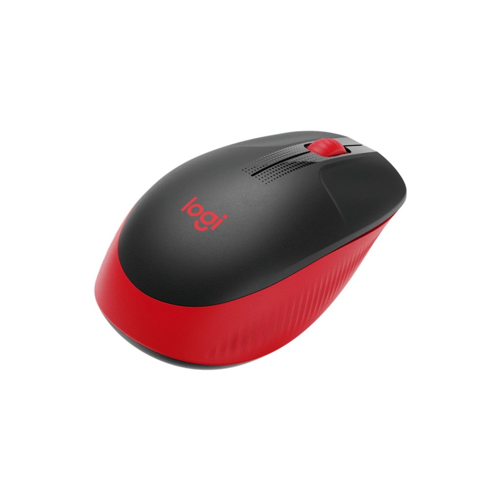 Logitech M190 Full Size Wireless Mouse - Red