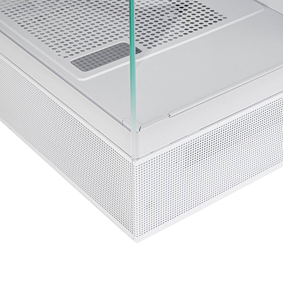 SilverStone Lucid 04 mATX White Mid Tower Case