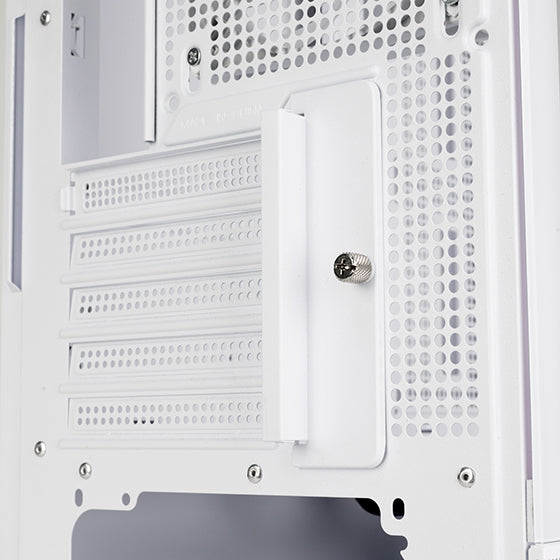 SilverStone Lucid 04 mATX White Mid Tower Case