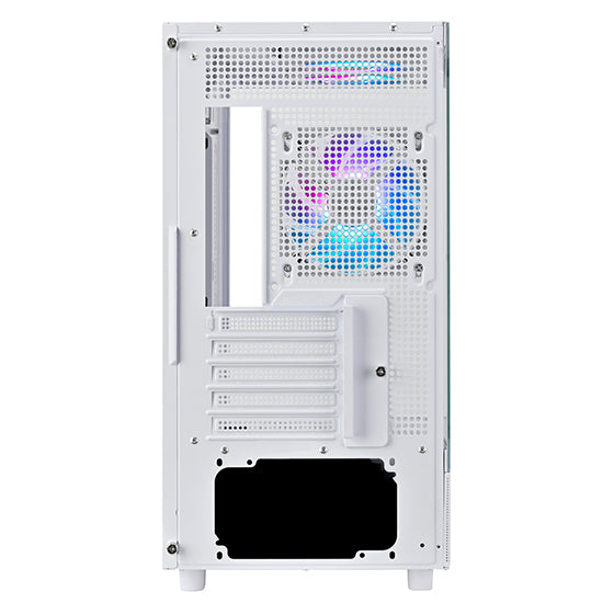 SilverStone Lucid 04 mATX White Mid Tower Case