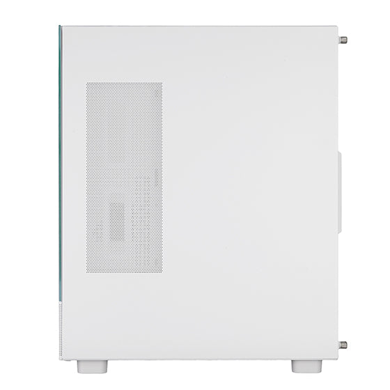 SilverStone Lucid 04 mATX White Mid Tower Case