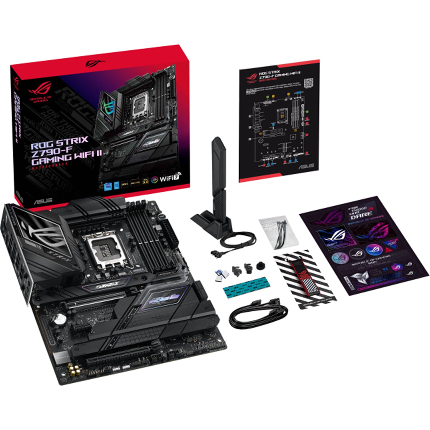 ASUS ROG STRIX Z790-F GAMING WIFI II MOTHERBOARD WIFI 7 PCIE 5.0 ATX Motherboard