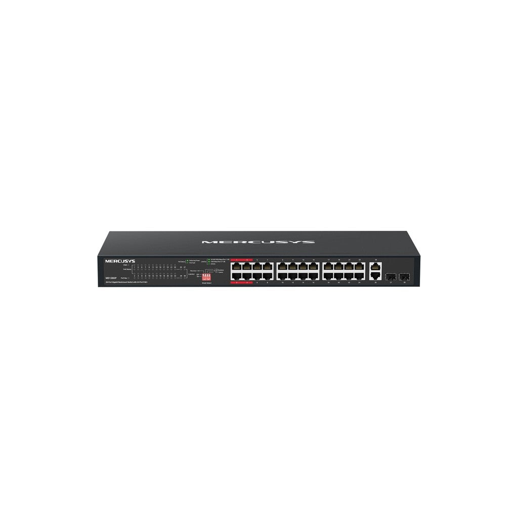Mercusys MS128GP 28-Port Gigabit Rackmount Switch with 24-Port PoE+