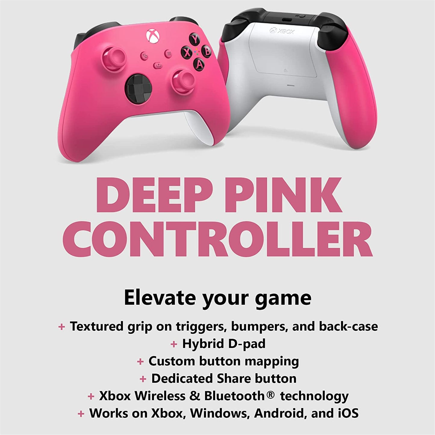 Microsoft Xbox Wireless Controller - Deep Pink for Xbox Series X/S