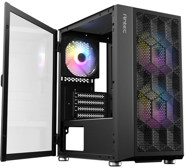 ANTEC NX200M RGB with 3x Fans mATX Mini Tower