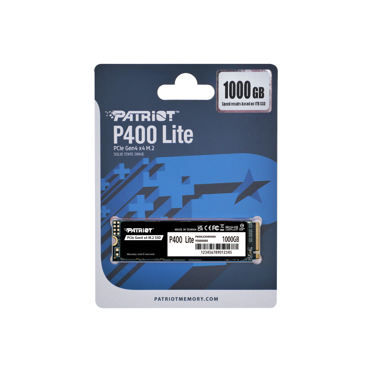 Patriot P400 Lite 1TB PCIe 4.0 M.2 NVMe SSD