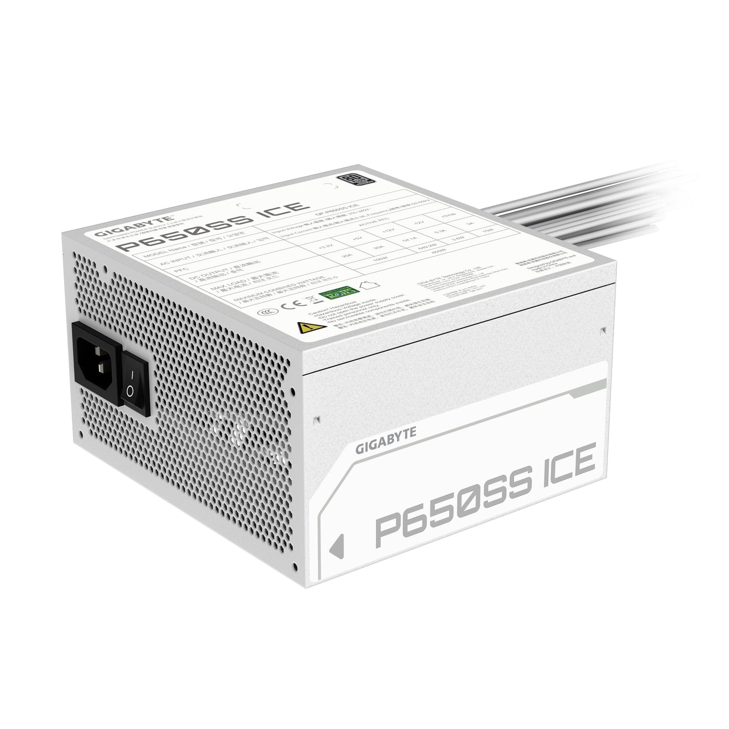 Gigabyte P650SS ICE 650W 80 Plus Silver ATX 3.0 PSU