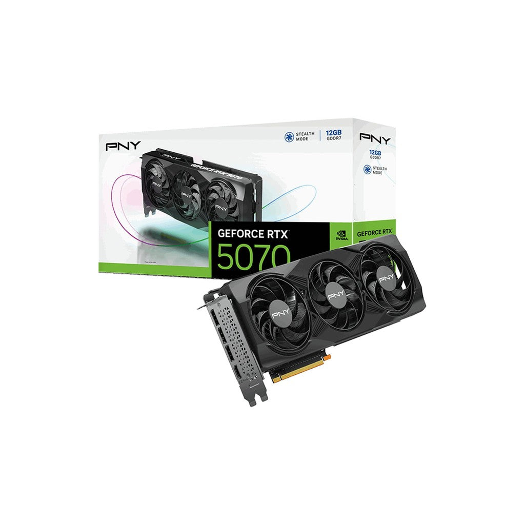 PNY NVIDIA GeForce RTX 5070 12GB GDDR7 Graphics Card