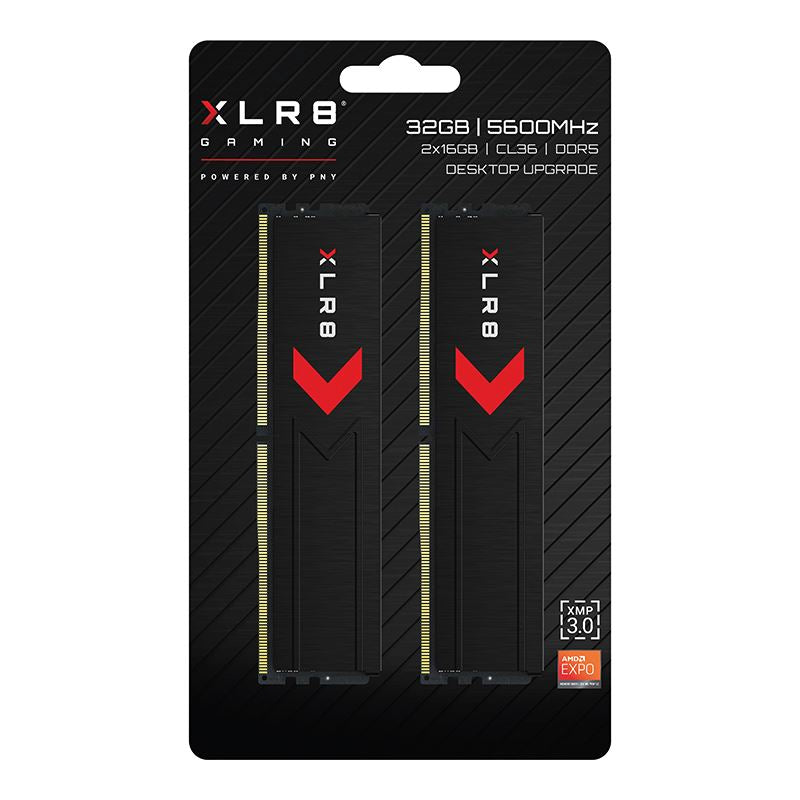 32GB (2x16) 5600mhz CL46 PNY XLR8 Gaming DIMM DDR5 RAM