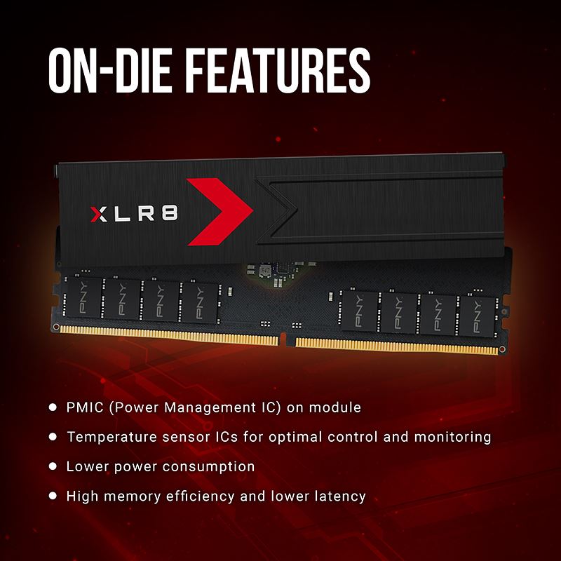 32GB (2x16) 5600mhz CL46 PNY XLR8 Gaming DIMM DDR5 RAM