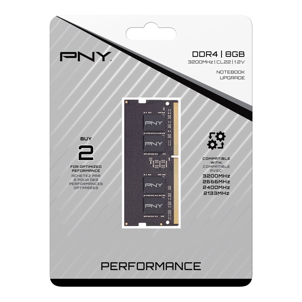 8GB 3200mhz PNY Performance DDR4 SODIMM RAM