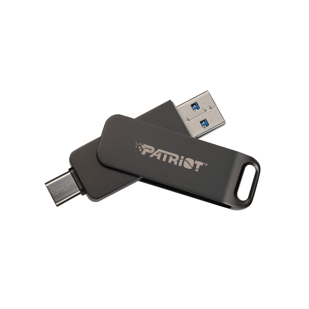 Patriot Rage 550 128GB USB 3.2 Gen 1 Type-A + Type-C Flash Drive 3Yr Wty