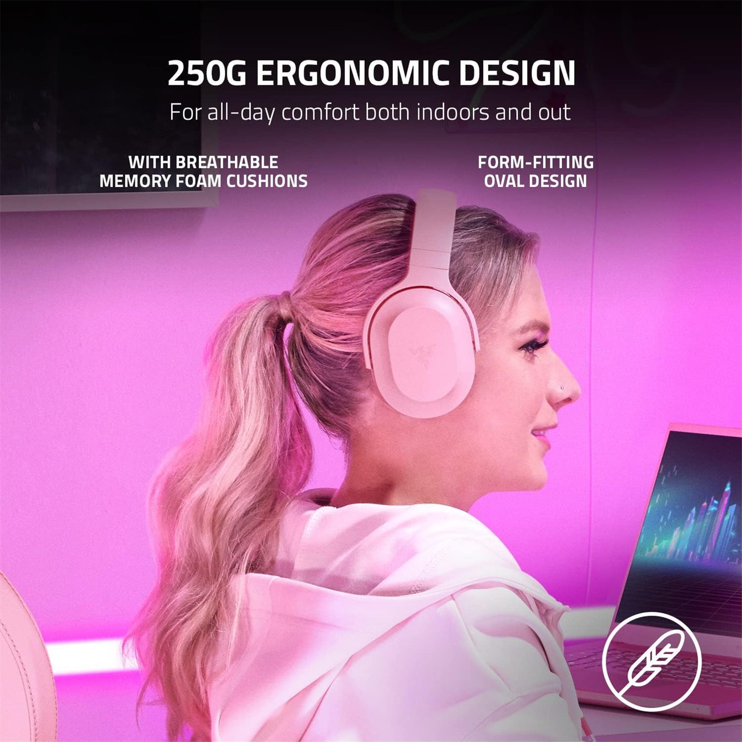 Razer Barracuda X Wireless Multi-Platform Gaming Headset - Quartz Pink