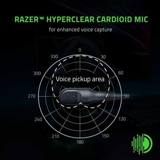 Razer BlackShark V2 X Wired Esports Gaming Headset - Black