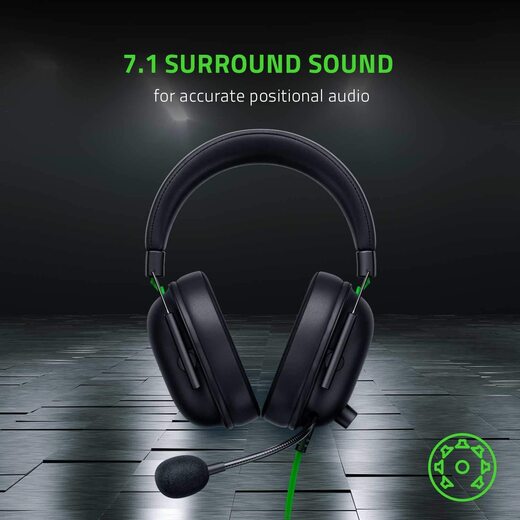 Razer BlackShark V2 X Wired Esports Gaming Headset - Black