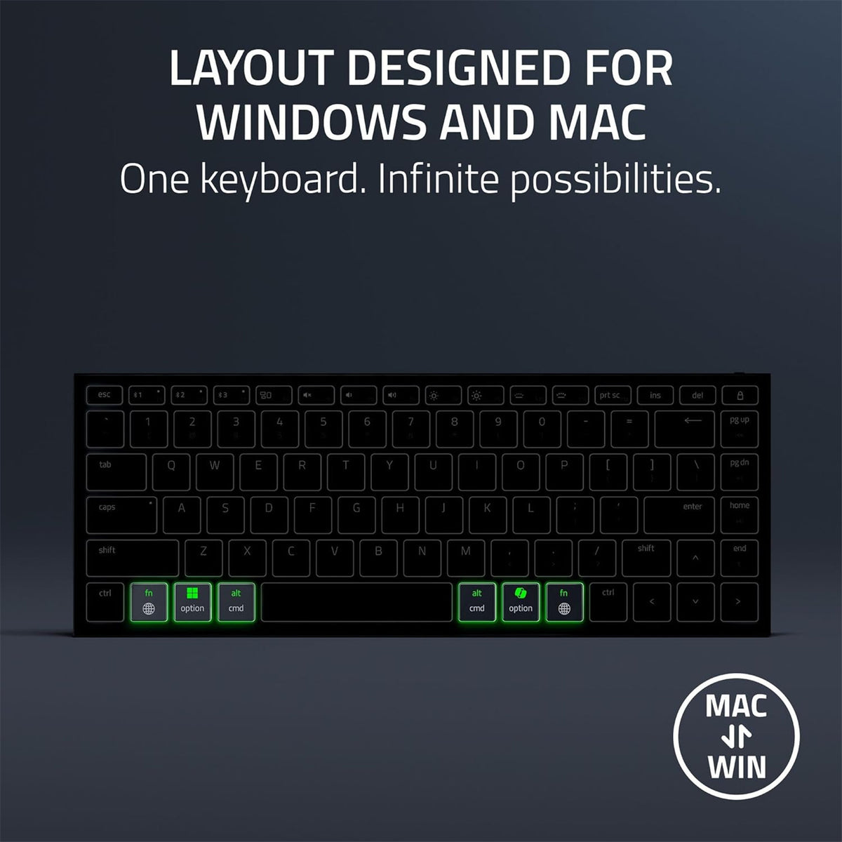 Razer Joro Portable Wireless Gaming Keyboard