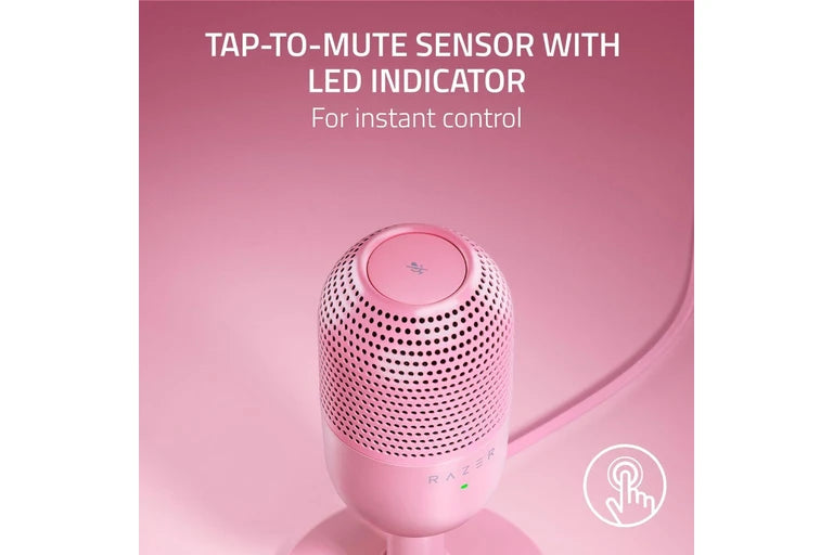 Razer Seiren V3 Mini Ultra-Compact Condenser Microphone - Quartz