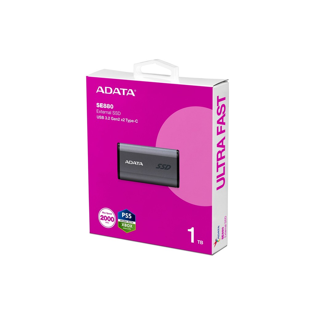 ADATA SE880 USB3.2 Gen2 1TB Type-C External SSD