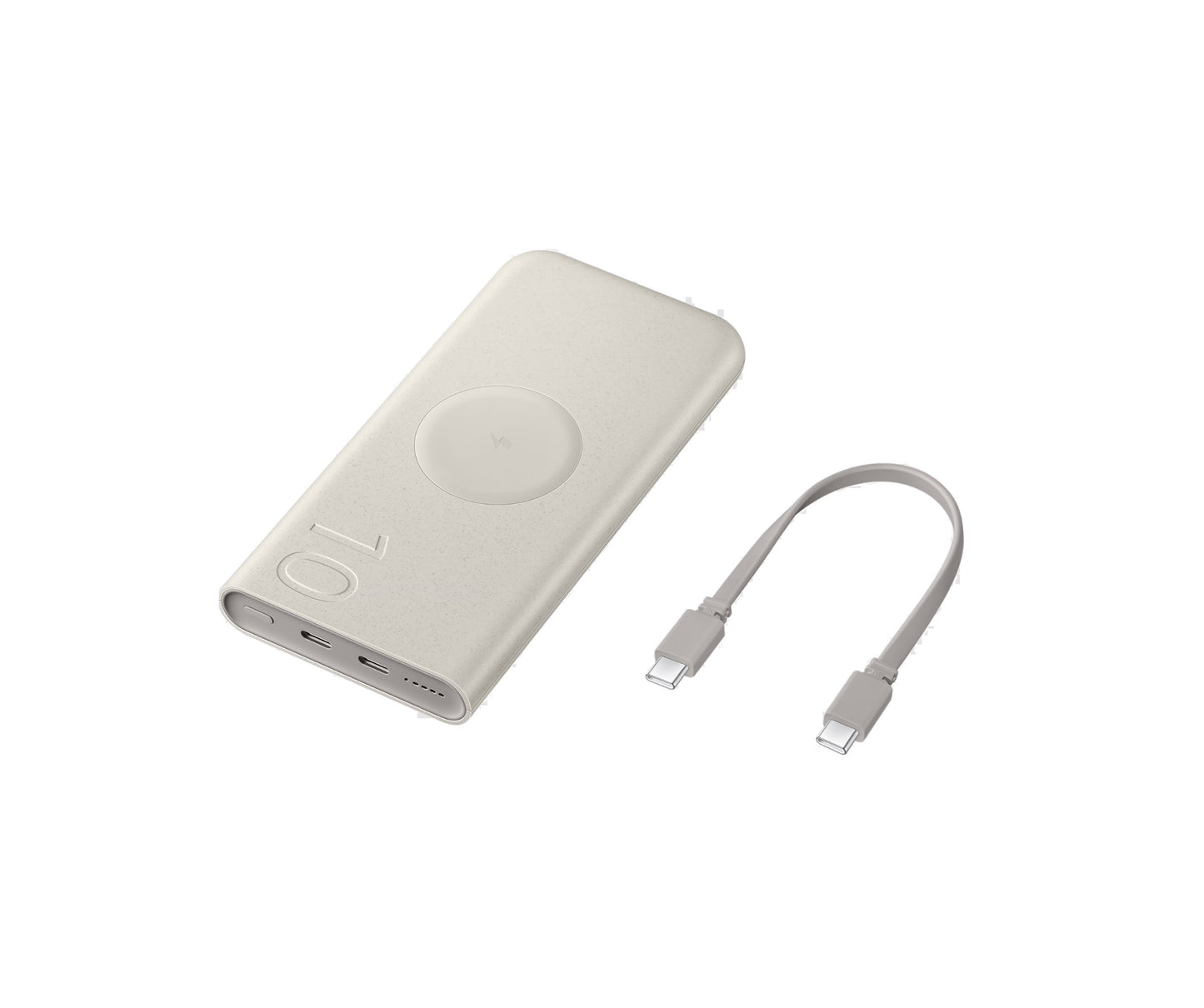 Samsung 10000mAh Wireless Charging Power Bank - Beige