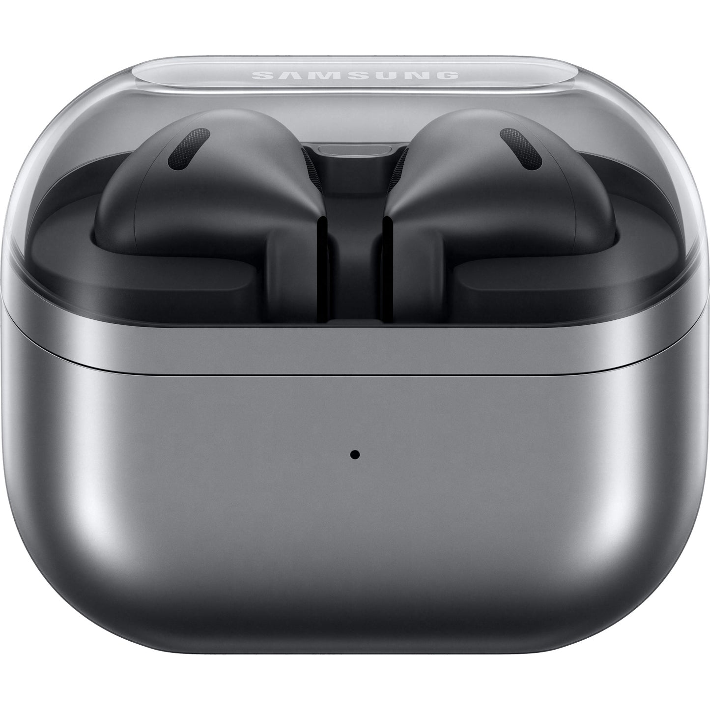 Samsung Galaxy Buds3 True Wireless Noise Cancelling Open-fit Earbuds - Silver - Galaxy AI enabled