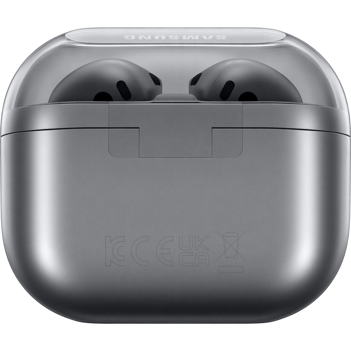 Samsung Galaxy Buds3 True Wireless Noise Cancelling Open-fit Earbuds - Silver - Galaxy AI enabled