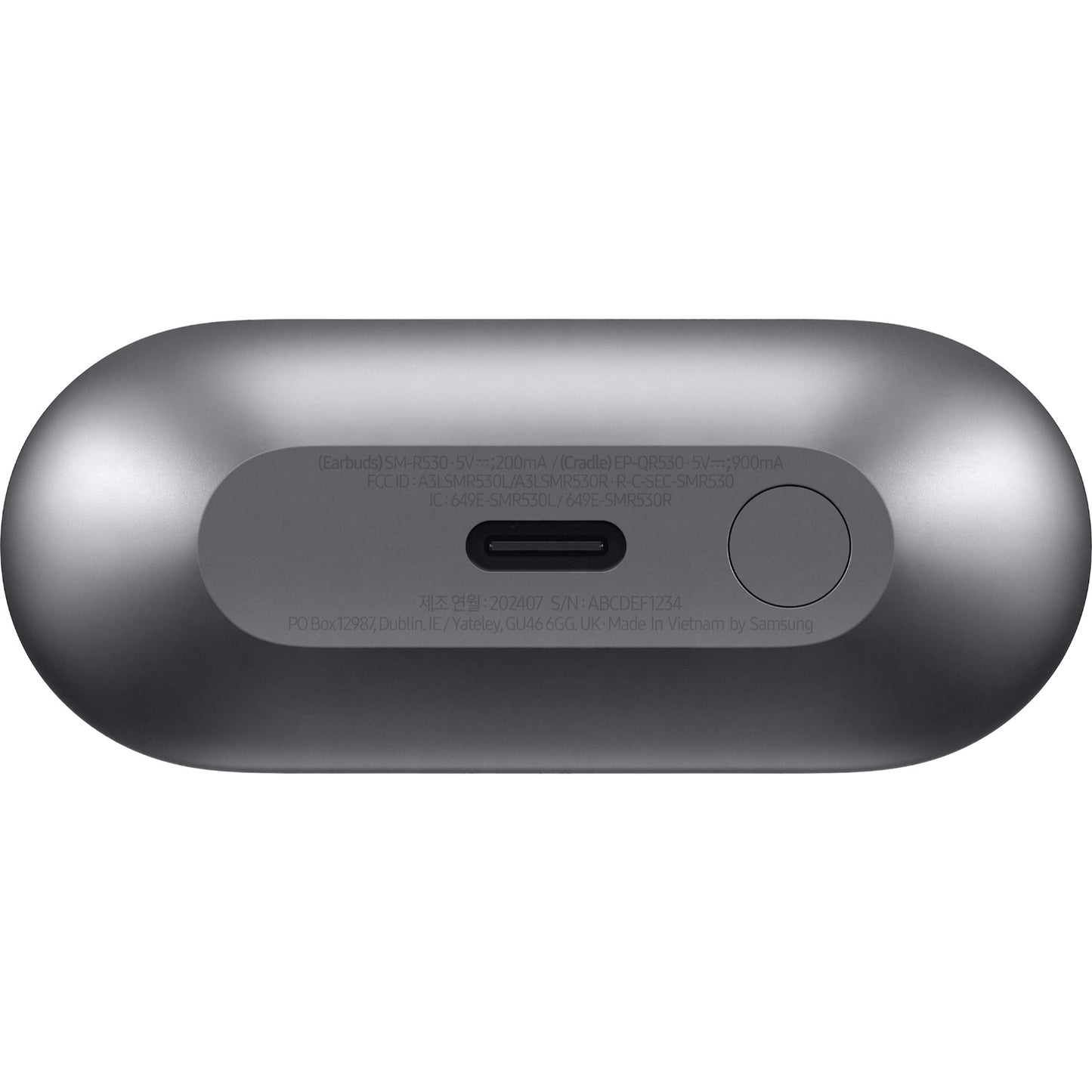 Samsung Galaxy Buds3 True Wireless Noise Cancelling Open-fit Earbuds - Silver - Galaxy AI enabled