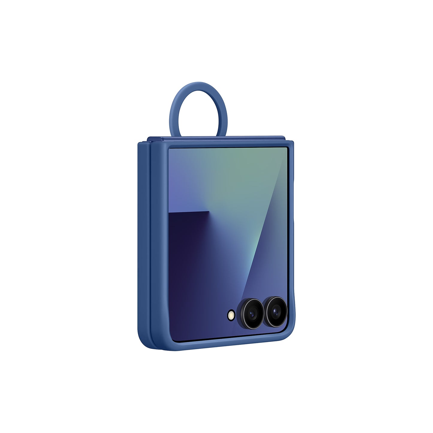 Samsung Galaxy Z Flip7 Ring Case (Silicone) - Navy