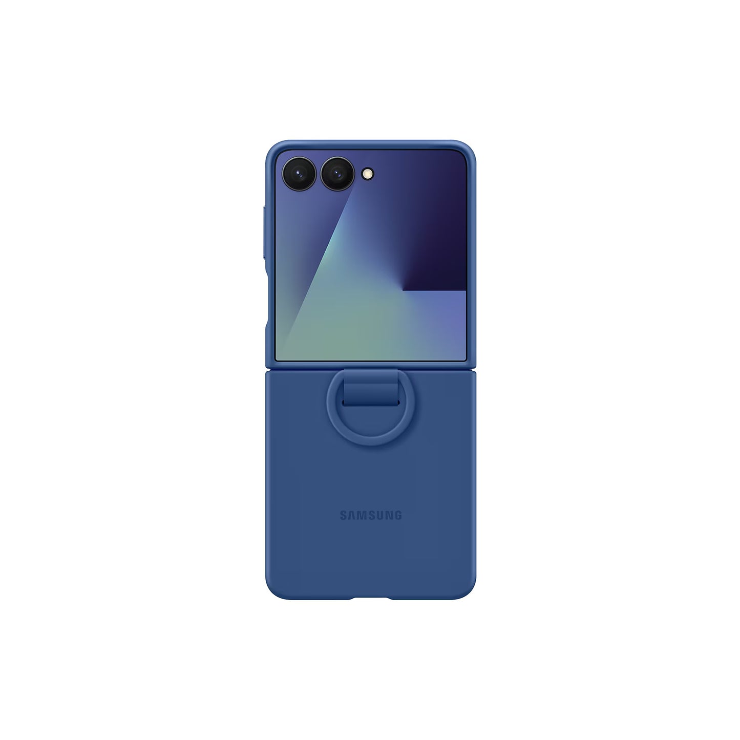 Samsung Galaxy Z Flip7 Ring Case (Silicone) - Navy