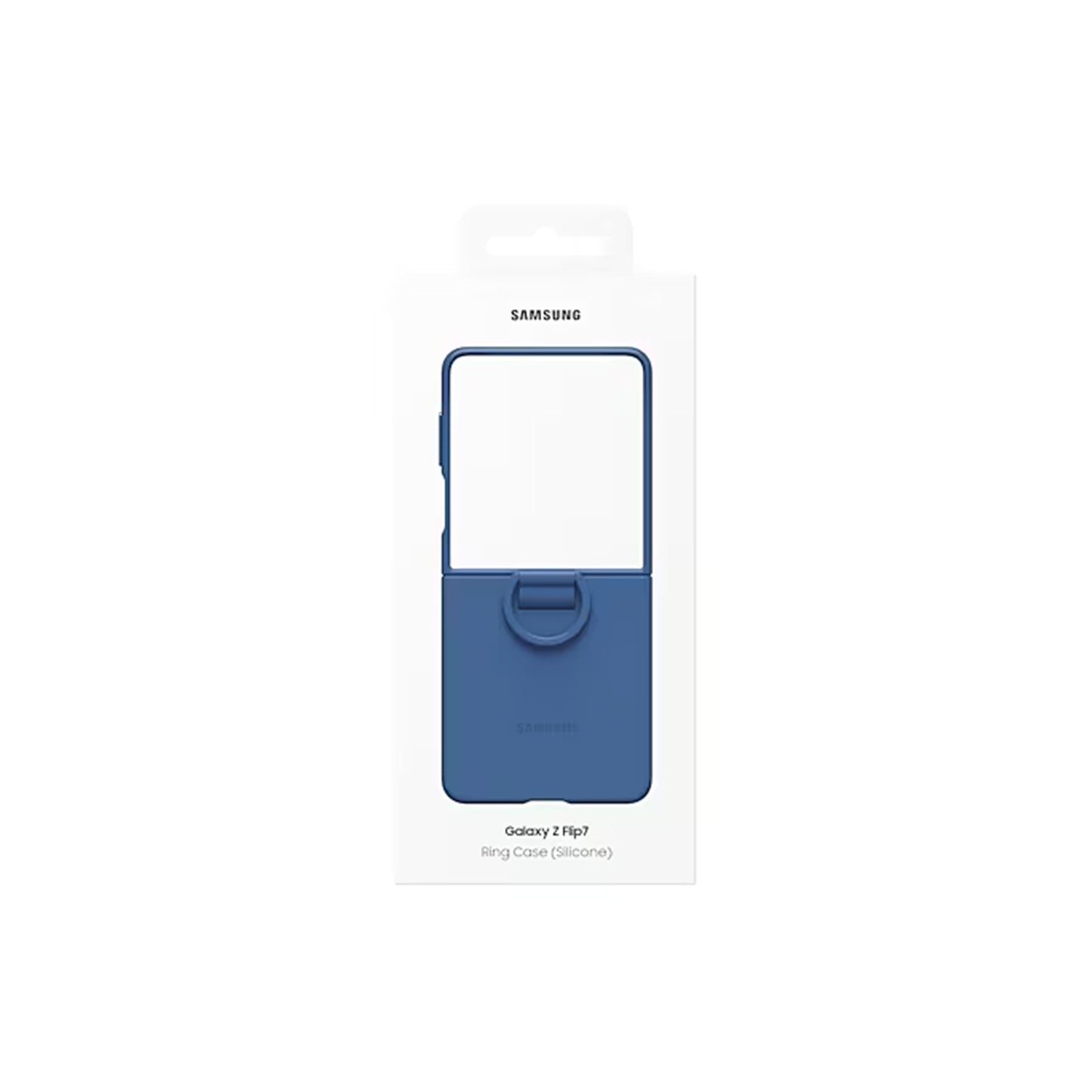 Samsung Galaxy Z Flip7 Ring Case (Silicone) - Navy