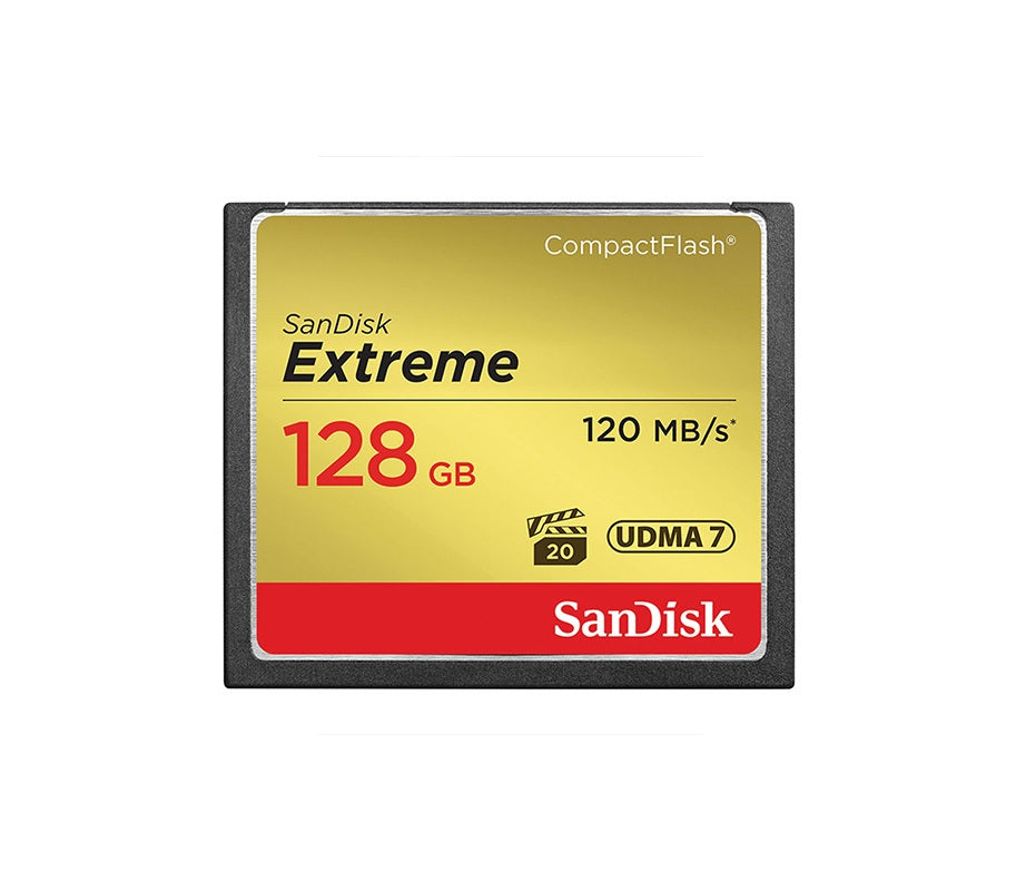 SanDisk Extreme 128GB Compact Flash Memory Card