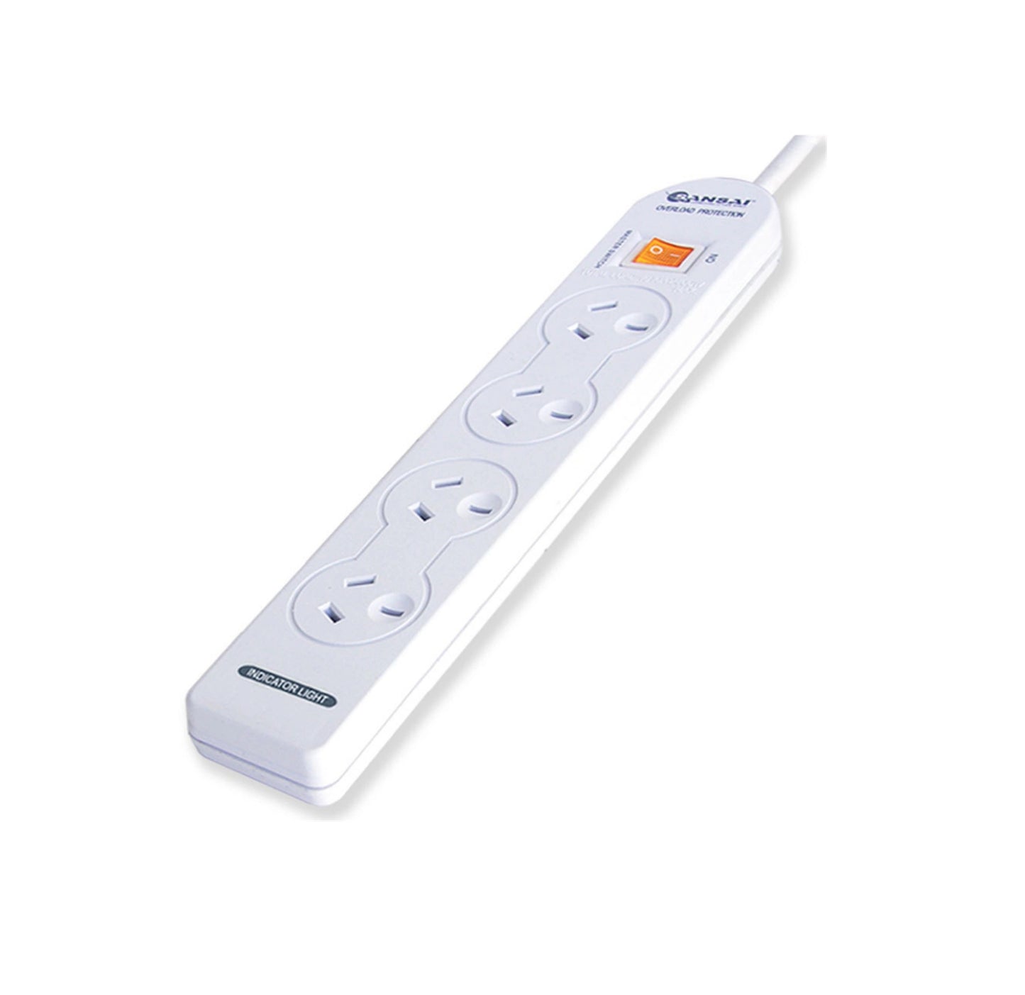 Sansai PAD-131P 4 Outlet Basic Powerboard with Master Switch
