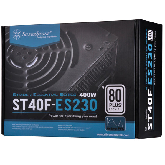 SilverStone ST40F-ES230 Strider Essential 400W 80 Plus ATX PSU
