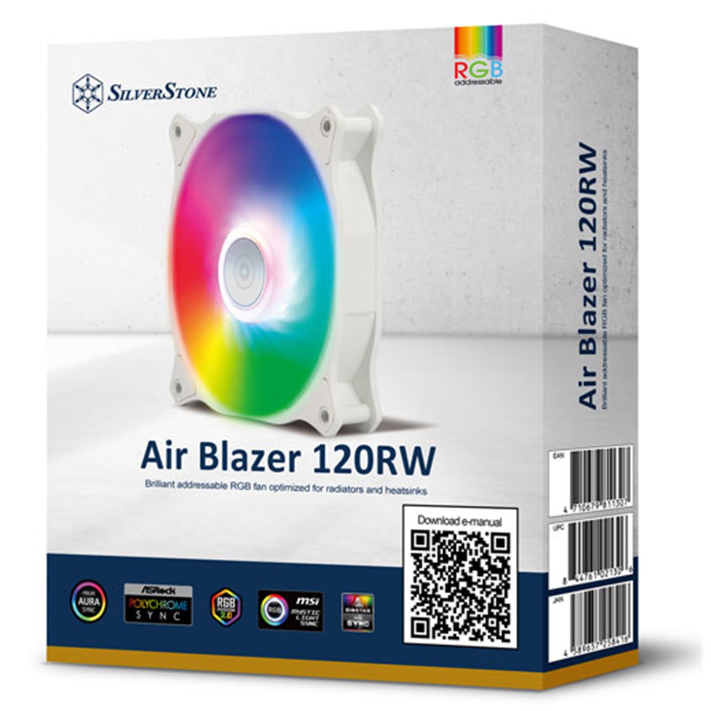 Silverstone Air Blazer 120R ARGB 120mm White Case Fan