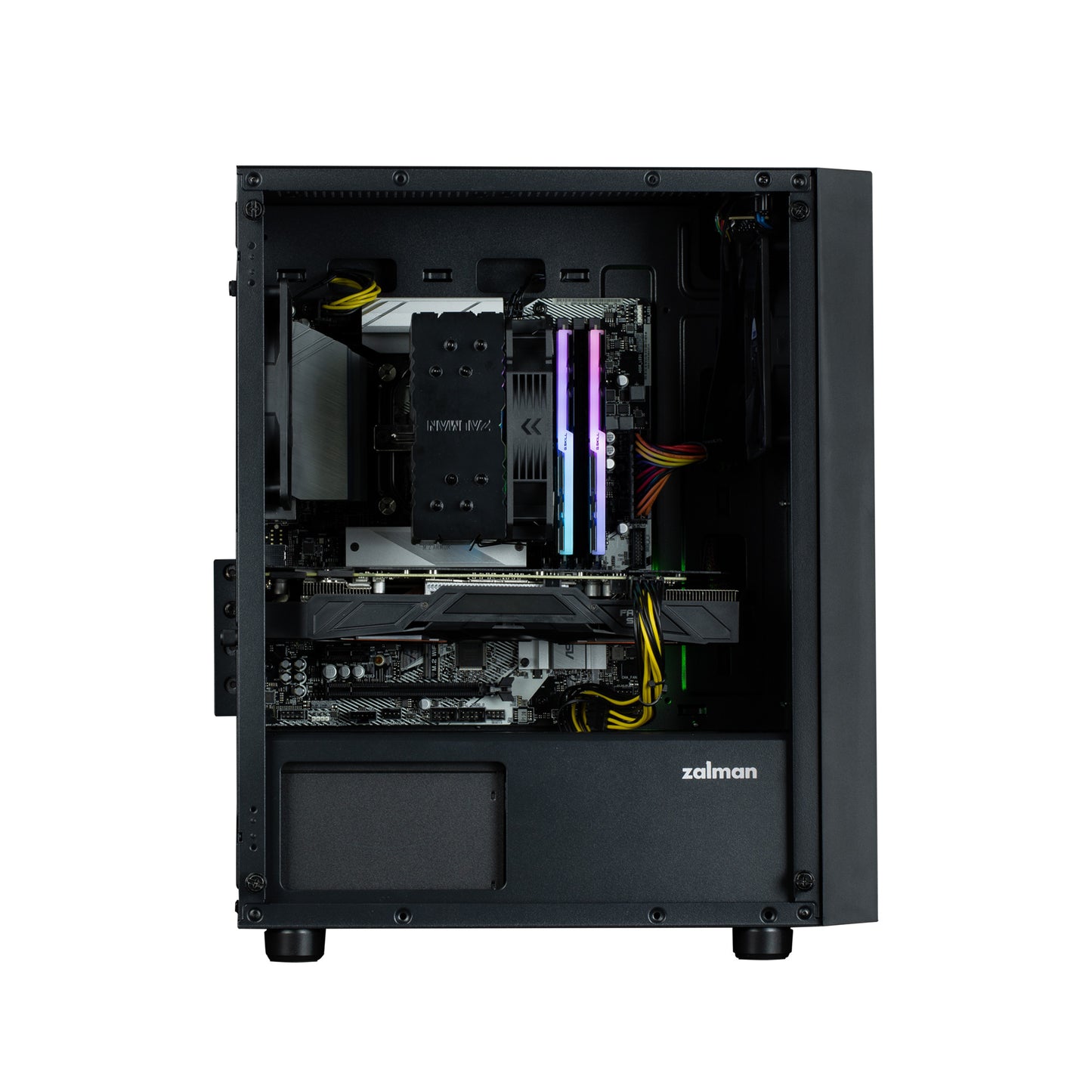 Zalman T3 Plus mATX Mini Tower Black Case