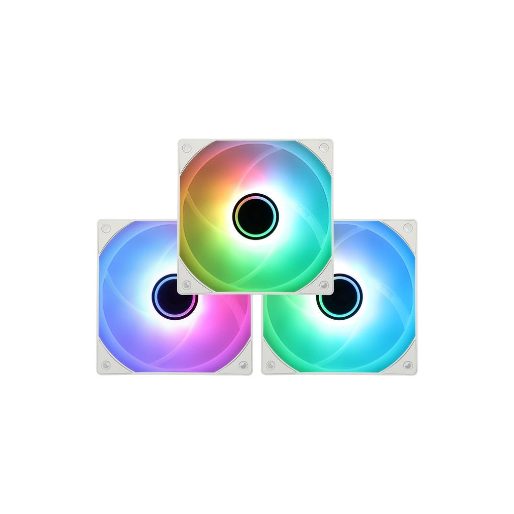 ThermalRight 3 Pack TL-C12W-S V3 120mm ARGB White Case Cooler Fan
