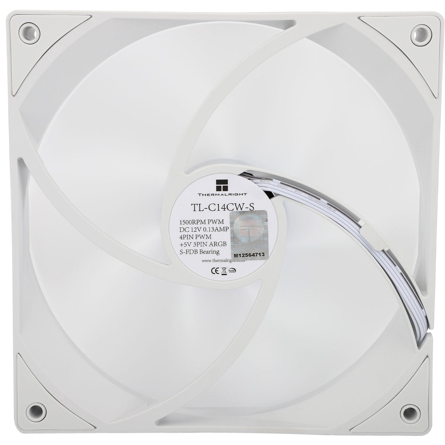ThermalRight TL-C14CW-S 140mm ARGB Case Cooler Fan